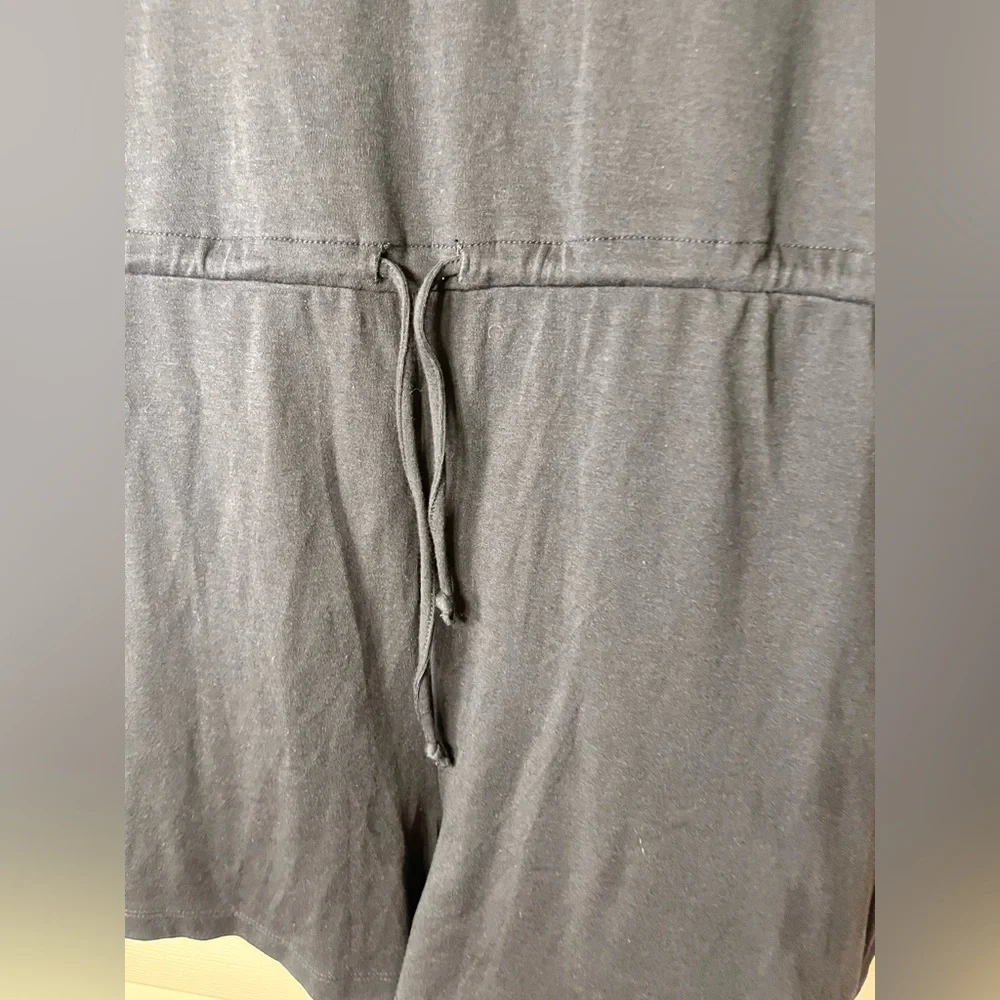 MWL by Madewell Women's Breeze Black Drawstring‎ Romper Size Medium
